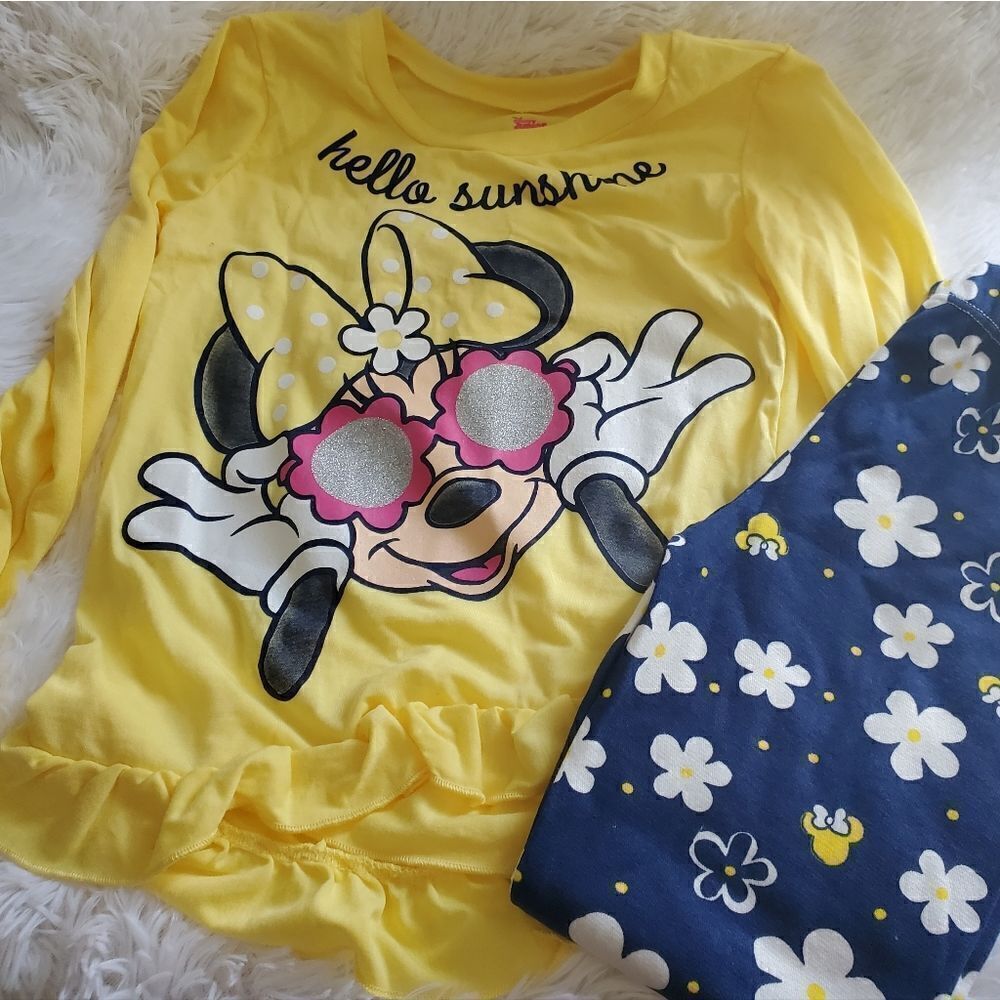 Disney Junior Minnie Mouse Outfit Size  Small 5/6